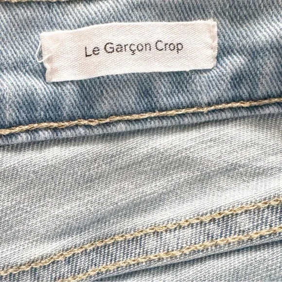 Frame Denim Le Gsrcon Cropped Jeans